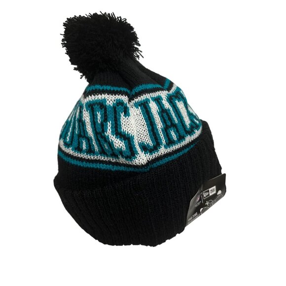 New Era Jacksonville Jaguars NFL Removeable Pom Knit Beanie One Size Football - Picture 7 of 7